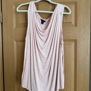 Halogen Soft Pink Drape Tank Top